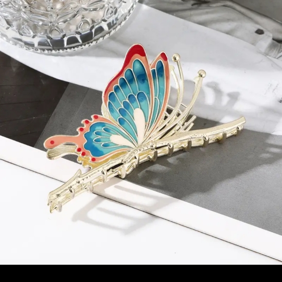 NEW BUTTERFLY HAIR CLIP/CLAW - Picture 6 of 8